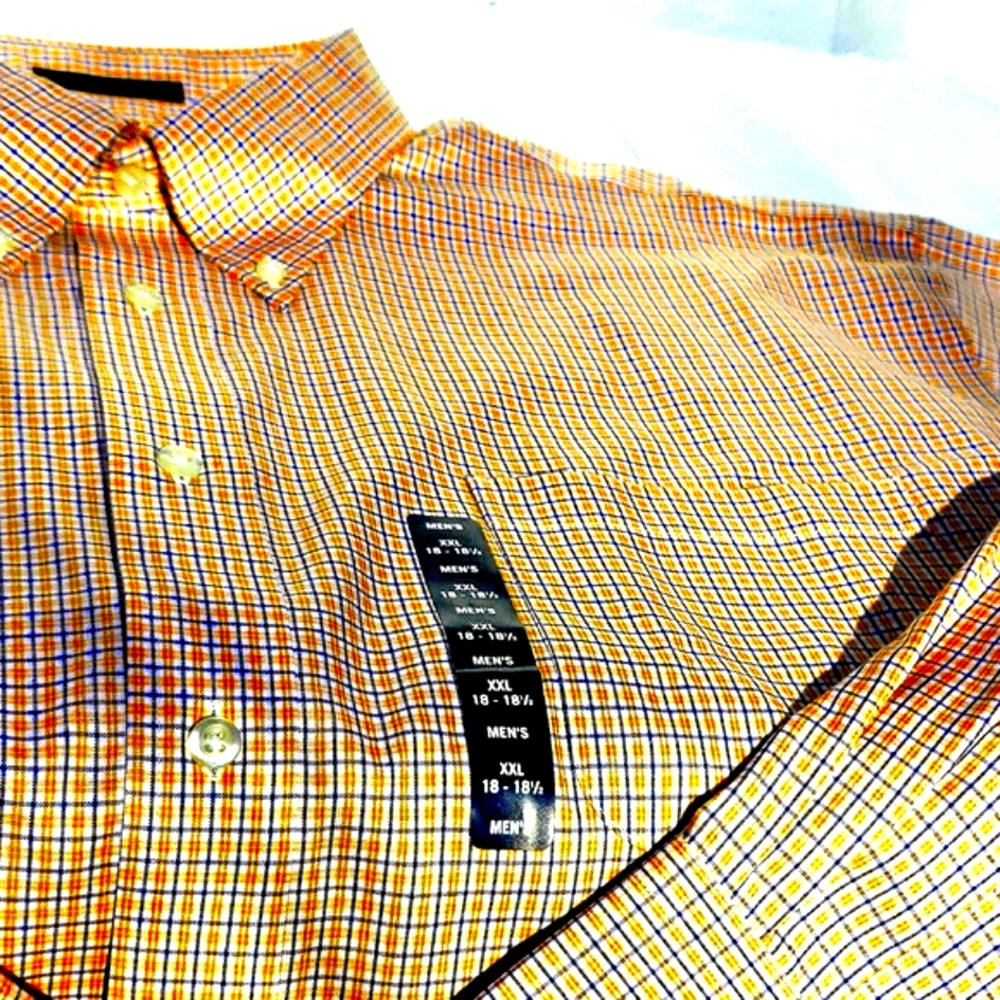 Men's Traditional Fit Pattern No Iron S